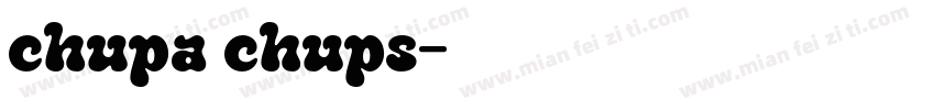 chupa chups字体转换